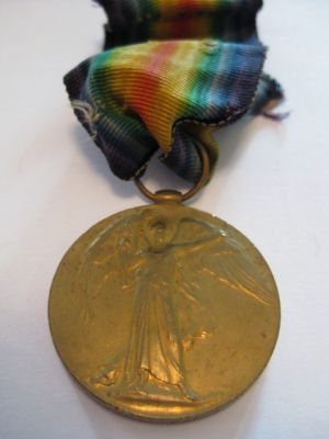 Charles F Ient: Victory Medal 1914-18 Front
