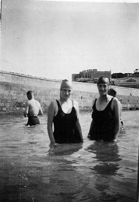 Toby in the sea with a friend
Malta or Hong Kong
